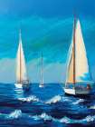 Sailing the Day Away Art Print