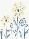 Floral Harmony Art Print