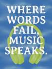 Music Speaks Art Print by Seven Trees Design