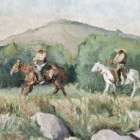 Southwest Cowboys Art Print