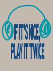 Play It Twice Art Print by Seven Trees Design