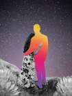 Lovers in Paradise Art Print