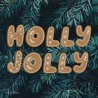 Gingerbread Holly Jolly Art Print by Seven Trees Design