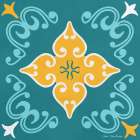 Spanish Ceramic II Art Print by Seven Trees Design