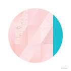 Pink Marble Circle II Art Print by Seven Trees Design