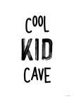 Cool Kid Cave Art Print by Seven Trees Design