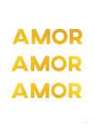 Spanish Love Love Love Art Print by Stellar Design Studio