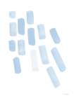 Blue Strokes Art Print by Seven Trees Design