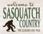 Welcome to Sasquatch Country Art Print