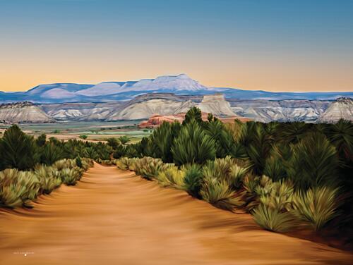Somewhere in Utah Art Print