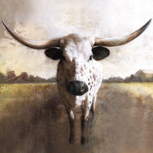 Spotted Cow Art Print