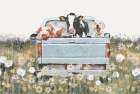 Farm Field Joy Ride Art Print