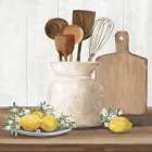 Country Kitchen Lemons Art Print