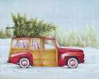 Woodie Wagon Art Print