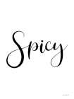Spicy Art Print