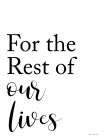 Coffee Together/Rest of Our Lives Set II Art Print