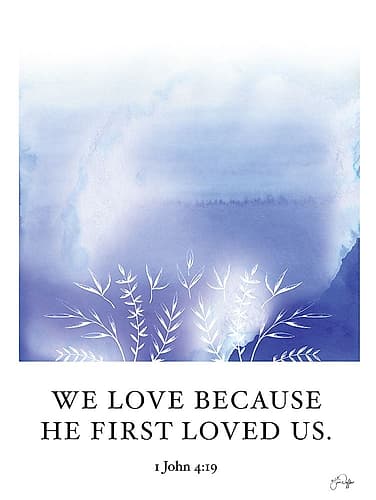 First Loved Us II Inspirational Print