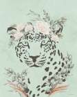 Safari Leopard Dreaming Art Print