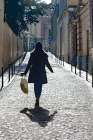 France, Paris, 6Th Arrondissement, Passer-By Rue Ferou, February 2025. Art Print