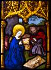 The Nativity, Nuremberg, Veit Hirsvogel The Elder, Circa 1500, German, Stained Glass, Art Print