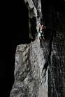 Rock Climbing On The Phra Nang Peninsula Of Southern Thailand Art Print