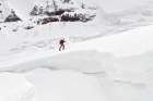 Alaska Ski Mountaineering Art Print