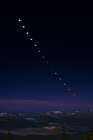 Sequence Of Full Lunar Eclipse Of December 10, 2011 As Seen From Martis Peak, Truckee Art Print