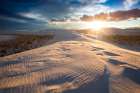 Sand Dunes At Sunset, White Sands National Monument, New Mexico Art Print