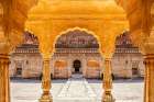 Amer Fort In Amer, Rajasthan, India Art Print