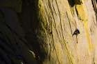 Man Rock Climbing On Granite, California Art Print