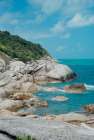 Rocky Shoreline At Haad Thong Reng, Koh Phangan, Thailand Art Print by Agita Captures