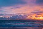 Colorful Sunset Over The Andaman Sea At Karon Beach, Phuket Art Print by Agita Captures