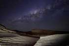 Pumice Stone Field At Night With Milky Way, Puna Argentina. Art Print