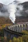 The Jacobite Over Glenfinnan Viaduct Art Print