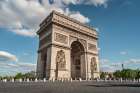 Paris France Arc De Triomphe Monument For Napoleons Victories Art Print