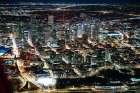 Explore The Vibrant Nightlife Of Downtown Denver: Captivating Cityscape At Night Art Print