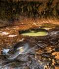 Discover The Enchanting Potholes Of Zion National Parks Subway Trail - A Natural Marvel Art Print