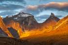 Morning Light On Xanadu And Arial Peaks, Gates Of The Arctic National Park, Alaska. Art Print