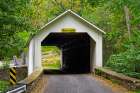 Loux Covered Bridge, Bucks County Art Print