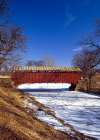 Sam Wagner Covered Bridge Art Print
