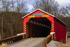 Bistline Covered Bridge, Perry Co., Pa Art Print