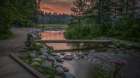 USA, Minnesota, Park Rapids, Itasca State Park, Mississippi Headwaters Art Print