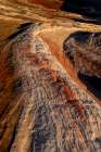 USA, Arizona, Vermilion Cliffs National Monument. Sunset On Patterns In Sandstone Rock. Art Print