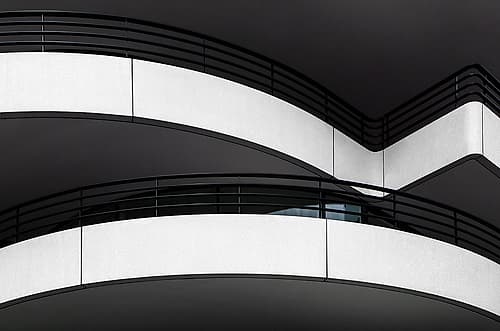 Balcony Lines Art Print by Gilbert Claes