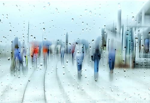 It`S Raining Art Print