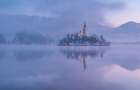 Lake Bled Art Print