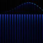 blue piano Abstract Art Print