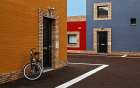 colored facades Art Print