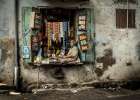 The bazar Art Print