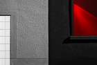 vitrina red black Art Print